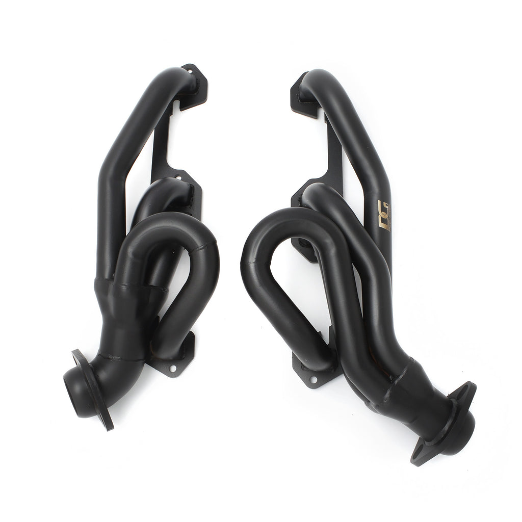 Shorty Headers for 96-02 Dodge Dakota Durango Ram 5.2/5.9L | Black Paint