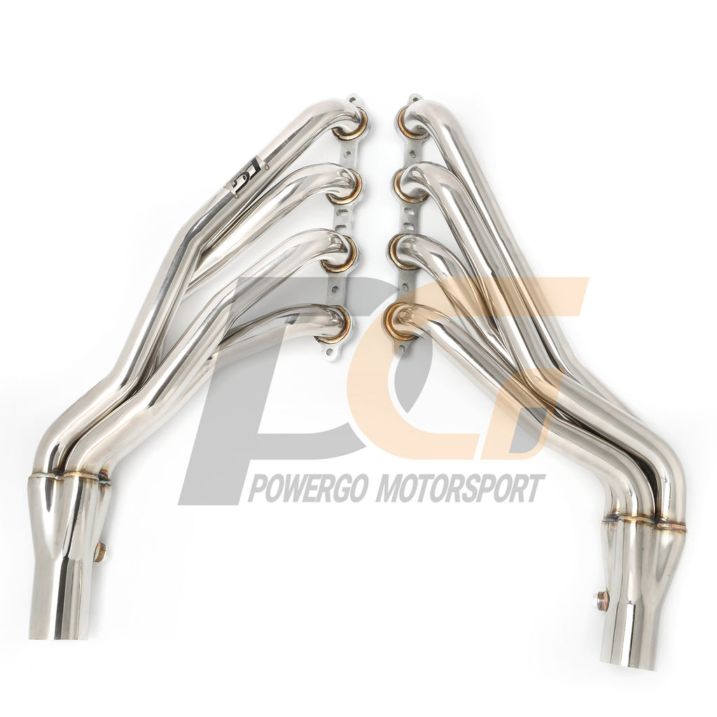 Long Tube Headers for 07-13 Silverado Sierra Tahoe Yukon Suburban | Polished