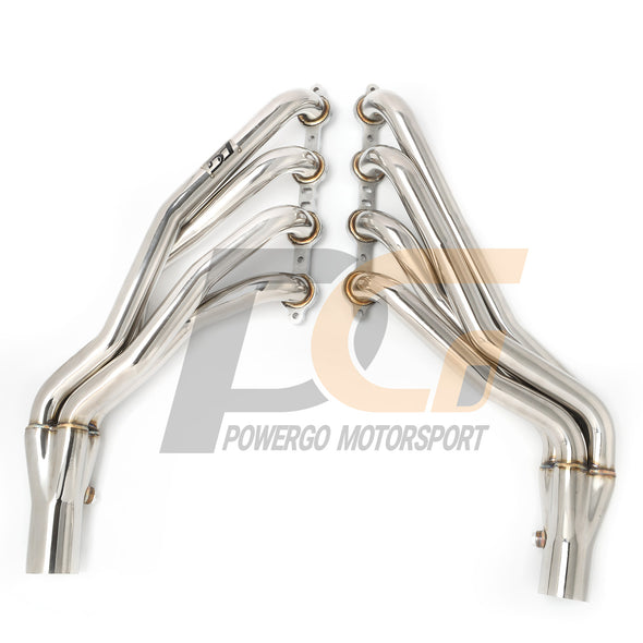 Long Tube Headers for 07-13 Silverado Sierra Tahoe Yukon Suburban | Polished