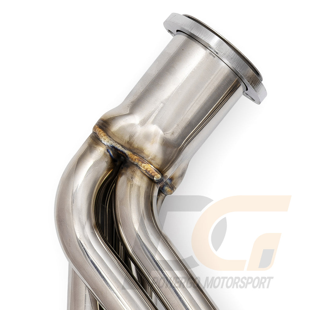 Long Tube Headers for 66-87 Chevy GMC Pickups SUVs 283-400 V8 | Polished
