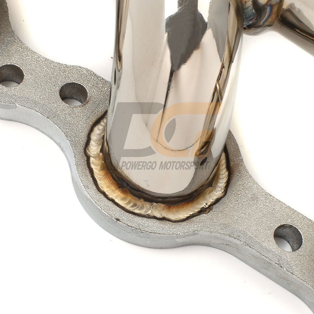 Log Style Shorty Headers for 02-13 Chevy GMC Pickups SUVs | Polished