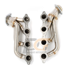 Shorty Headers for 02-13 Chevy GMC Silverado Sierra Tahoe Yukon | Polished