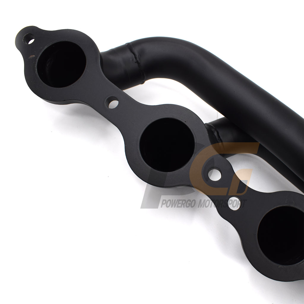 Shorty Headers for 02-13 Chevy GMC Silverado Sierra Tahoe Yukon | Black Paint