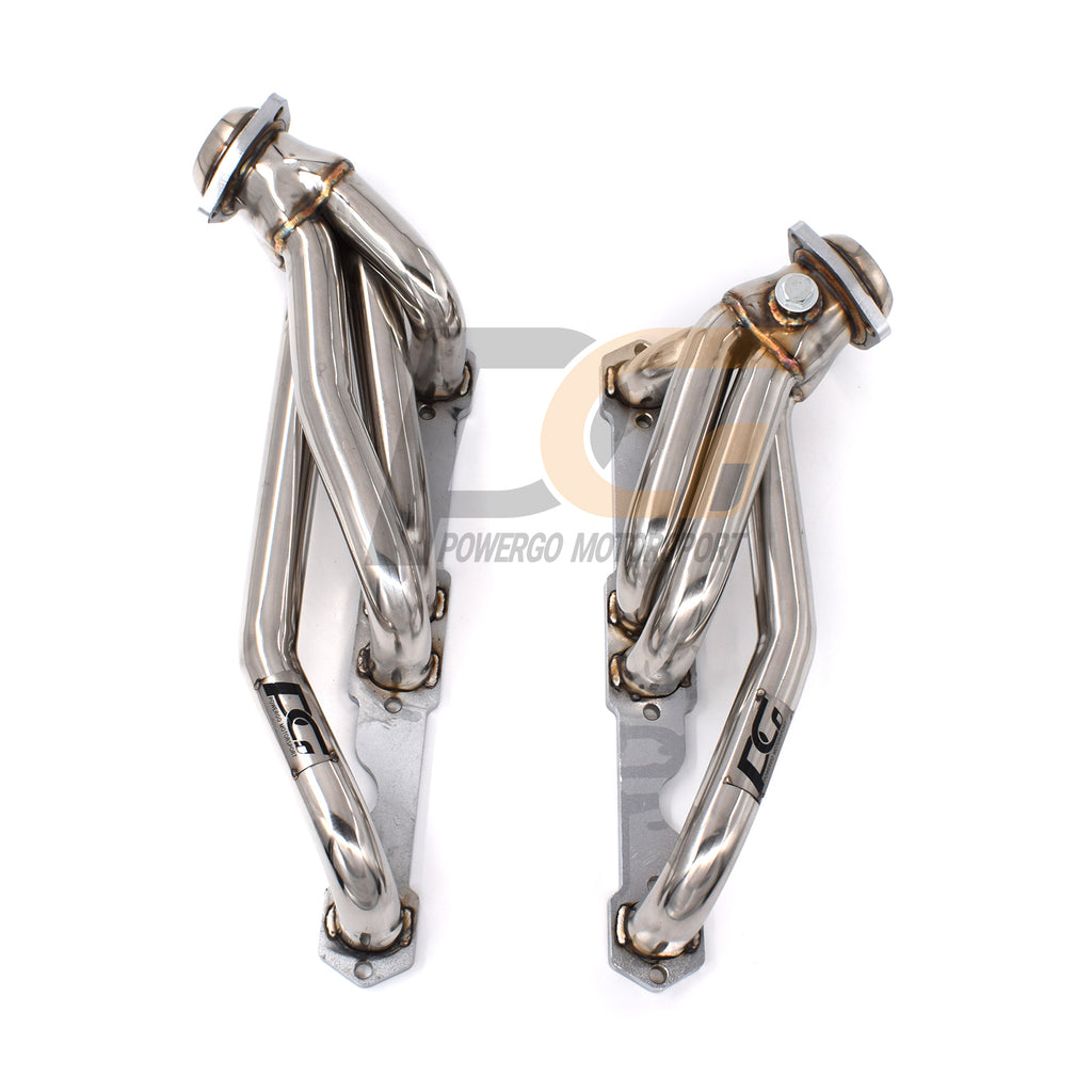 Shorty Headers for 88-95 Chevy GMC Pickups SUVs 5.0/5.7L | Polished