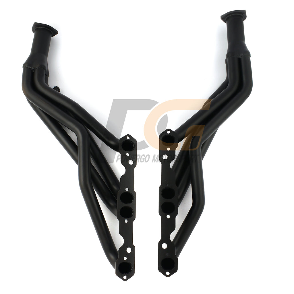 Long Tube Headers for 88-99 Chevy GMC Pickups SUVs 5.0/5.7L | Black Paint