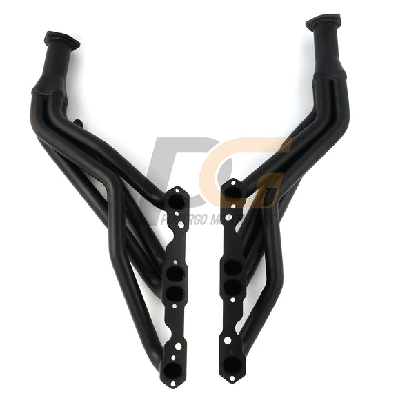 Long Tube Headers for 88-99 Chevy GMC Pickups SUVs 5.0/5.7L | Black Paint
