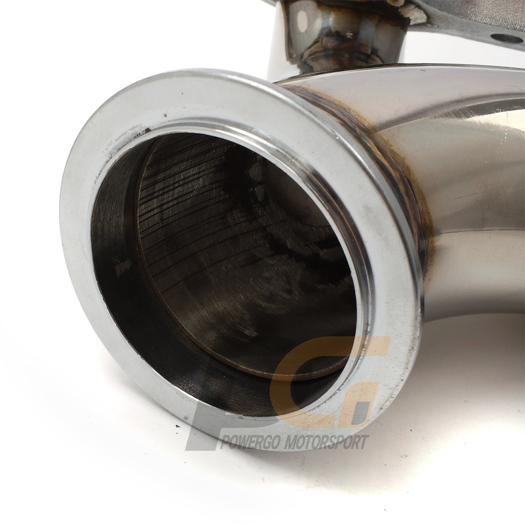 Log Style Shorty Headers for 02-13 Chevy GMC Pickups SUVs | Polished