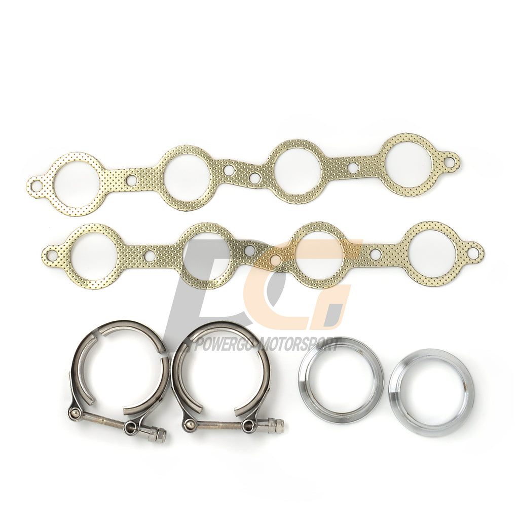 Log Style Shorty Headers for 02-13 Chevy GMC Pickups SUVs | Polished