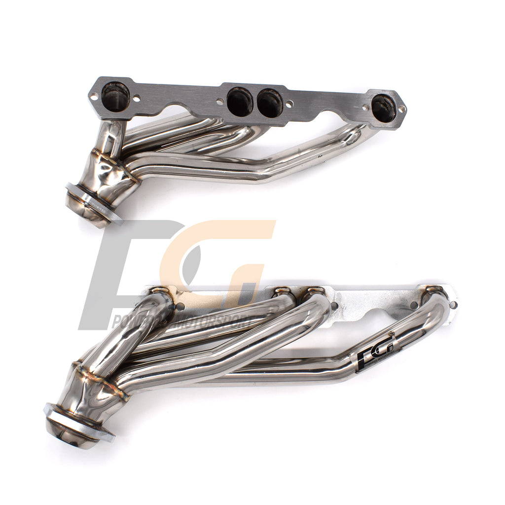 Shorty Headers for 88-95 Chevy GMC Pickups SUVs 5.0/5.7L | Polished
