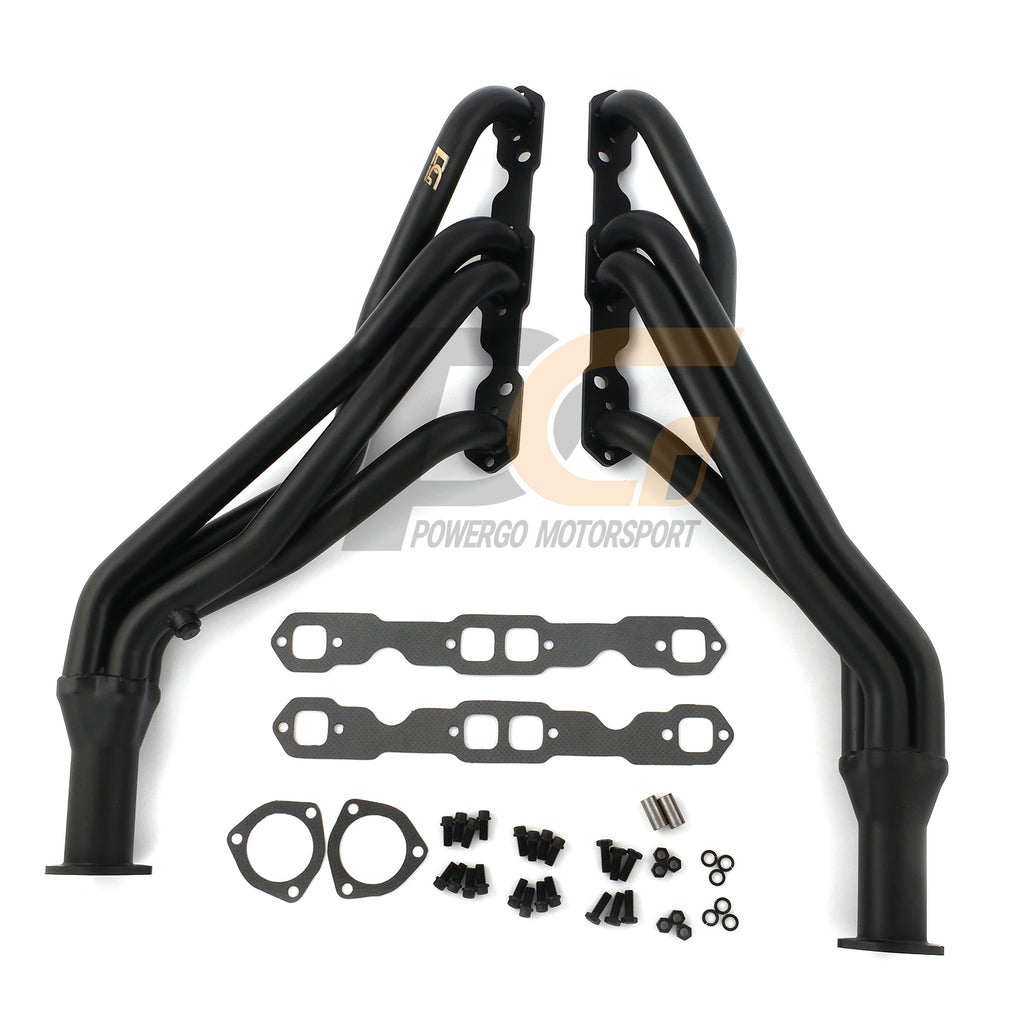 Long Tube Headers for 88-99 Chevy GMC Pickups SUVs 5.0/5.7L | Black Paint