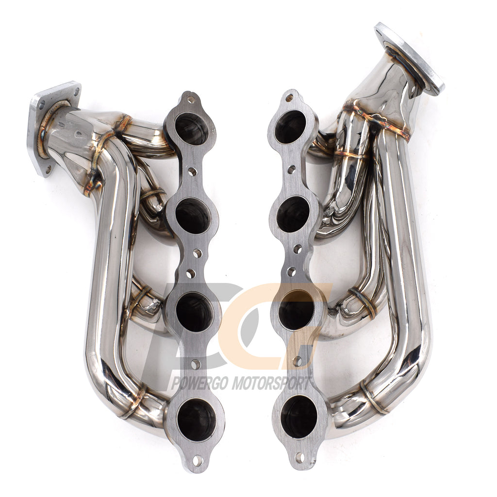 Shorty Headers for 03-06 Chevy GMC Silverado Sierra 6.0L | Polished