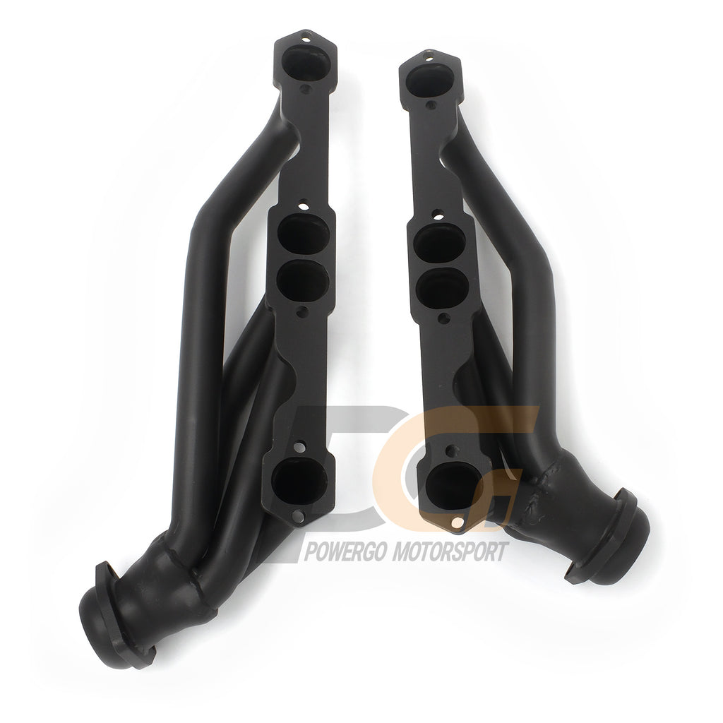 Shorty Headers for 88-95 Chevy GMC Pickups SUVs 5.0/5.7L | Black Paint