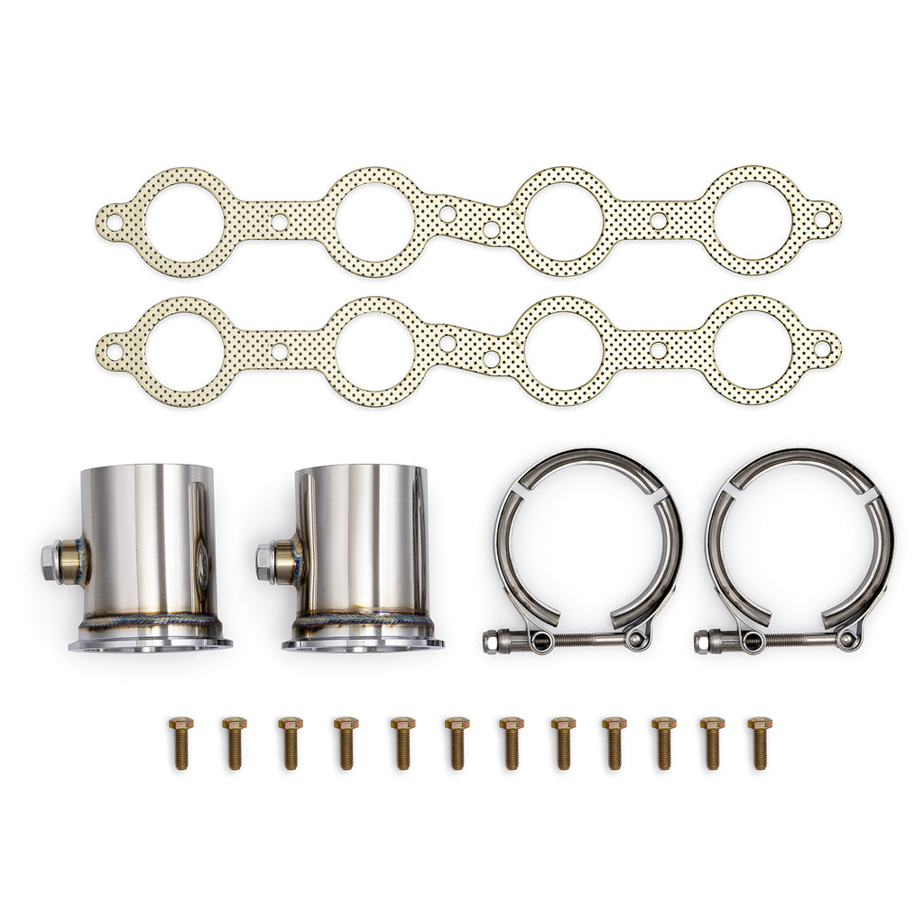 LS Swap Shorty Headers 1-3/4" x 3" | Polished