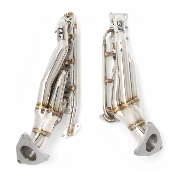 Exhaust Shorty Headers 1-5/8" x 2-1/2" | Polished