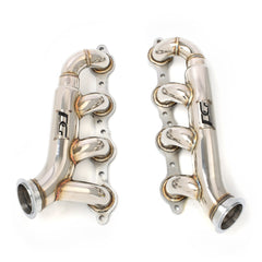 Log Style Shorty Headers 1-3/4" x 2-1/2" | Polished