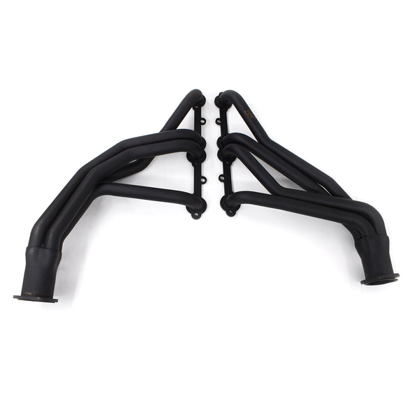 Long Tube Headers 1-1/2" x 3" | Black Paint