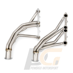 Long Tube Headers for 66-87 Chevy GMC Pickups SUVs 283-400 V8 | Polished