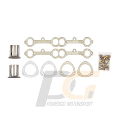Long Tube Headers for 66-87 Chevy GMC Pickups SUVs 283-400 V8 | Polished