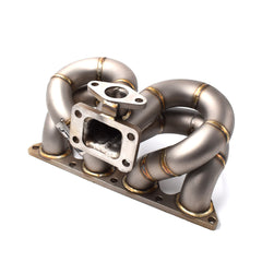 Turbo Manifold 3mm Piping T3 Flange 38mm Wastegate Port | Sandblasted