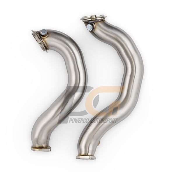Exhaust Downpipes for 07-13 BMW 135i 335i 3.0L | Polished