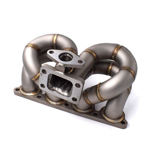 Turbo Manifold 3mm Piping T3 Flange 38mm Wastegate Port | Sandblasted