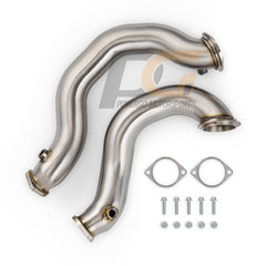 Exhaust Downpipes for 07-13 BMW 135i 335i 3.0L | Polished