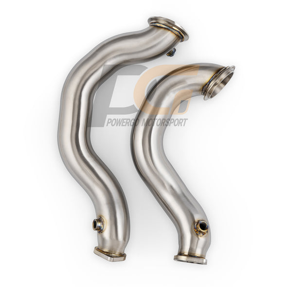 Exhaust Downpipes for 07-13 BMW 135i 335i 3.0L | Polished
