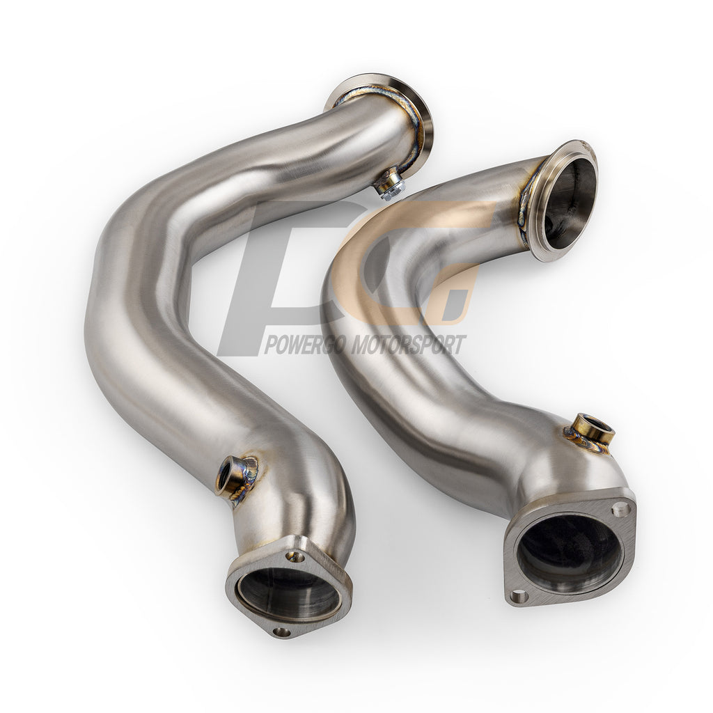 Exhaust Downpipes for 07-13 BMW 135i 335i 3.0L | Polished
