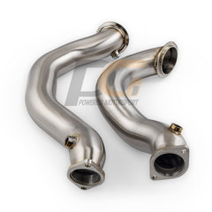 Exhaust Downpipes for 07-13 BMW 135i 335i 3.0L | Polished