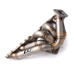 Turbo Conversion Manifold 3mm Piping T4 Twin Scroll Flange 40/50mm Wastegate Port | Sandblasted