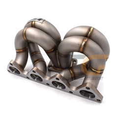 Turbo Manifold 3mm Piping T3 Flange 44mm Wastegate Port | Sandblasted