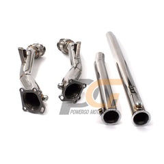 Turbo Exhaust Downpipes 3" to 2.5" High Flow | Polished