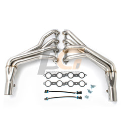 Long Tube Headers 1-3/4" x 3" | Polished