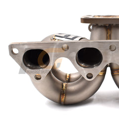 Turbo Manifold 3mm Piping T3 Flange 38mm Wastegate Port | Sandblasted