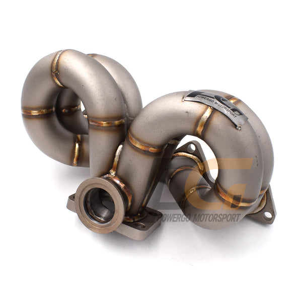 Turbo Manifold 3mm Piping T3 Flange 44mm Wastegate Port | Sandblasted