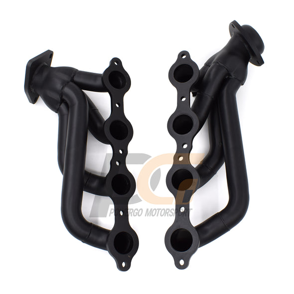 Exhaust Shorty Headers 1-5/8" x 2-1/2" | Black Paint