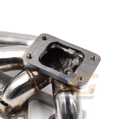 Turbo Manifold Side Mount T3 Flange | Polished