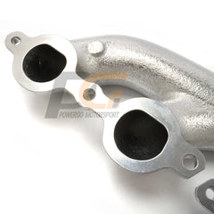 LS Swap Cast Manifolds 1-3/4" x 2-1/4" | Silver Ceramic