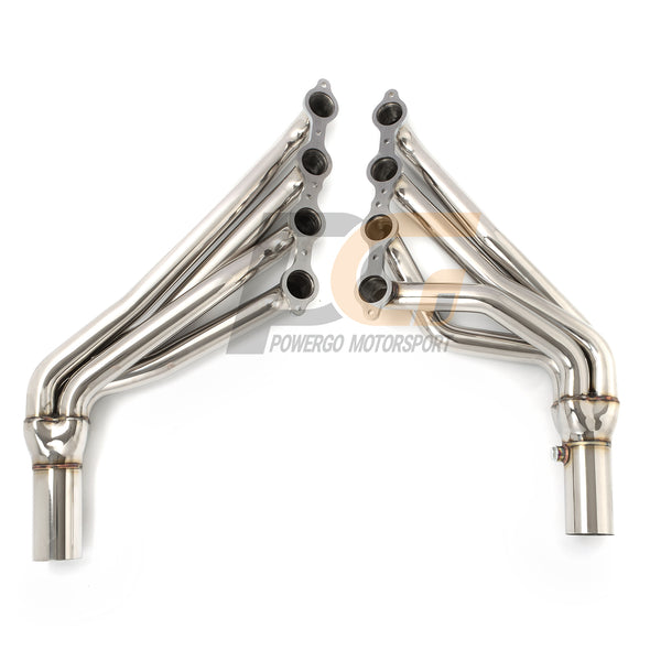 Long Tube Headers 1-3/4" x 3" | Polished