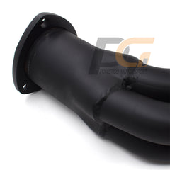 Long Tube Headers 1-1/2" x 3" | Black Paint