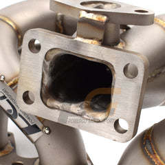 Turbo Manifold 3mm Piping T3 Flange 38mm Wastegate Port | Sandblasted