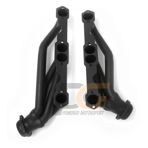 Exhaust Shorty Headers 1-1/2" x 2-5/8" | Black Paint