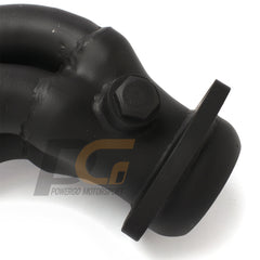 Exhaust Shorty Headers 1-1/2" x 2-5/8" | Black Paint