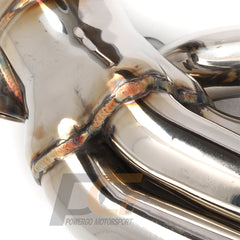 Exhaust Shorty Headers 1-1/2" x 2-1/2" | Polished